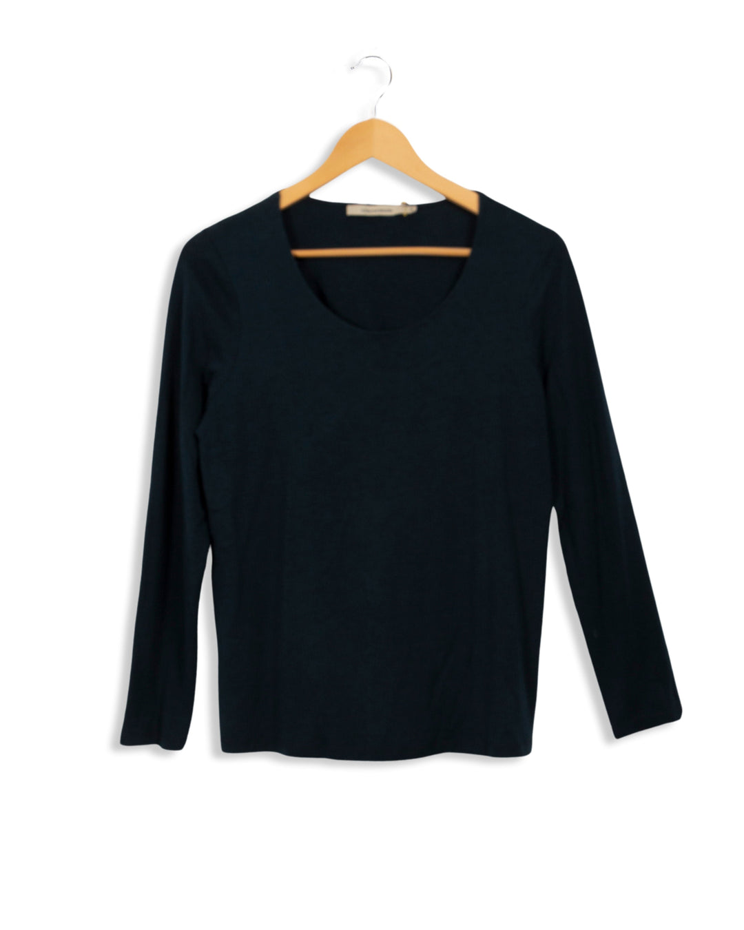 Dark blue long sleeve top - M