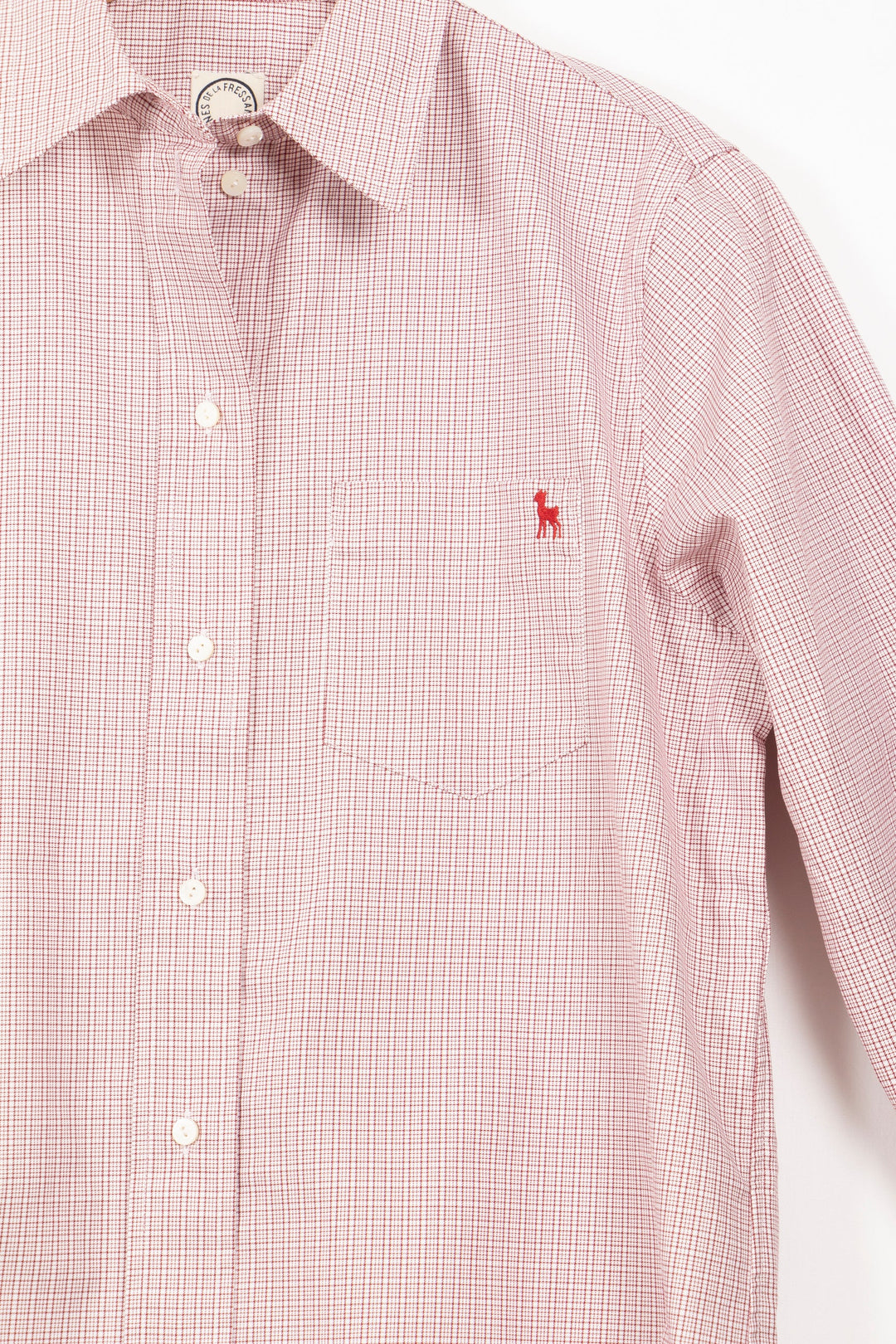 Pink check shirt - 36