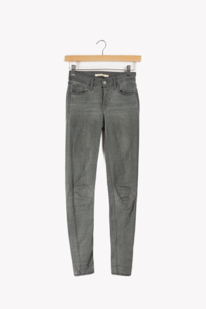 Jean skinny gris