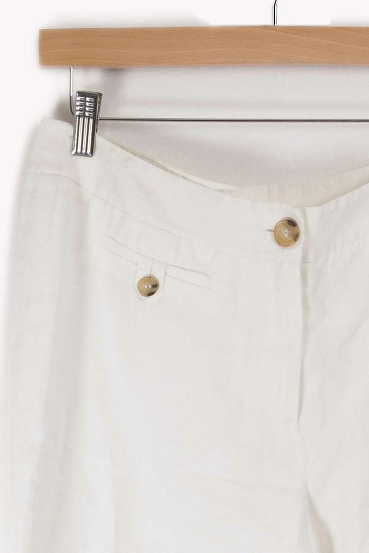 White woven pants - L/40