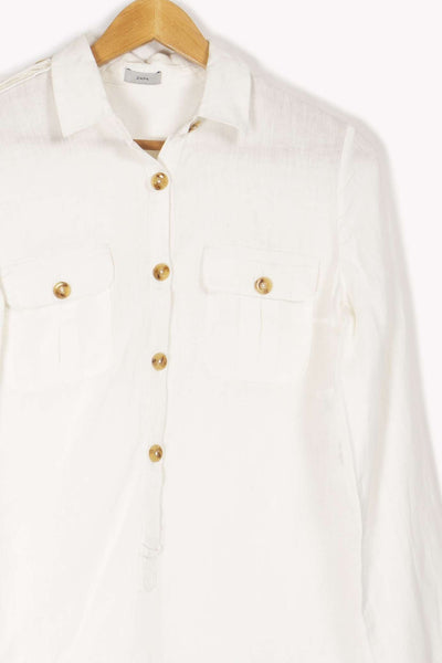 Robe chemise blanche