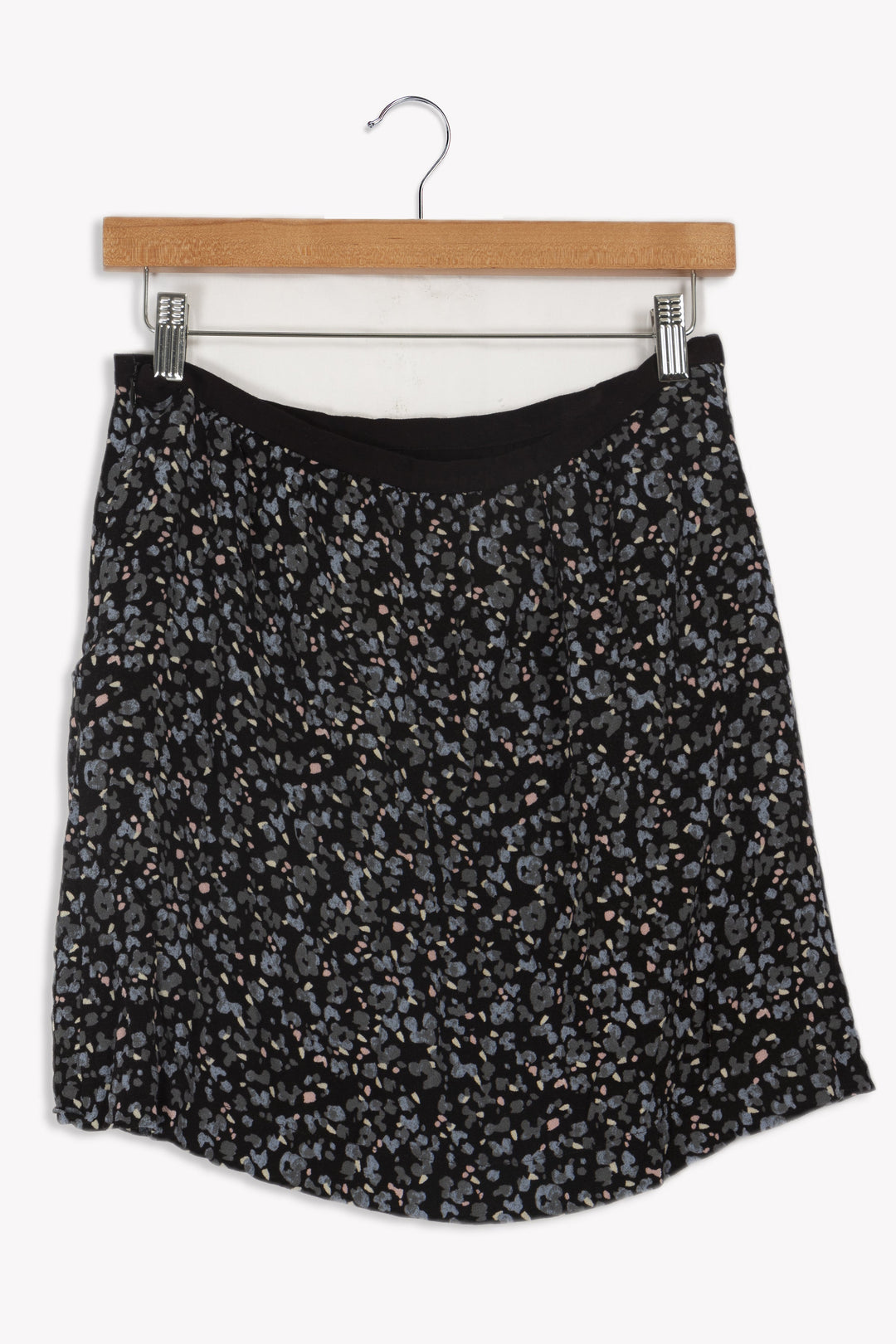 Black patterned skirt - 38