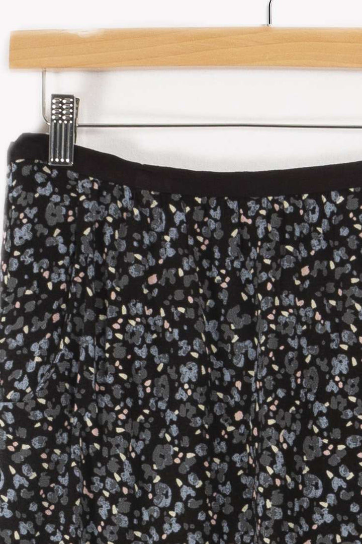Black patterned skirt - 38