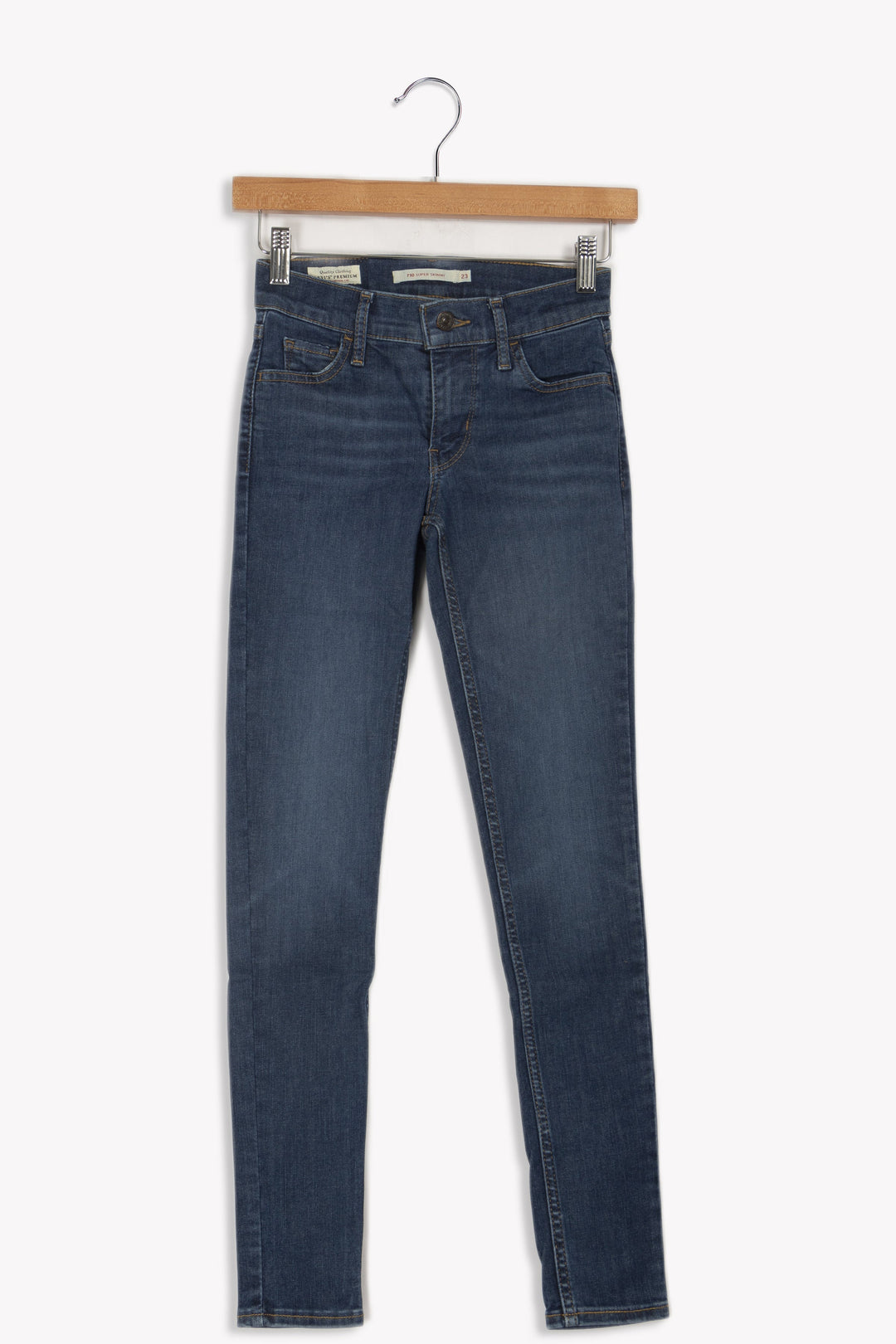 Jean bleu super skinny - Taille T0