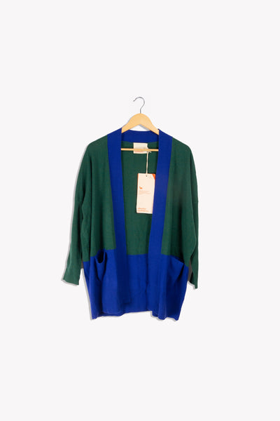 Gilet bleu - S