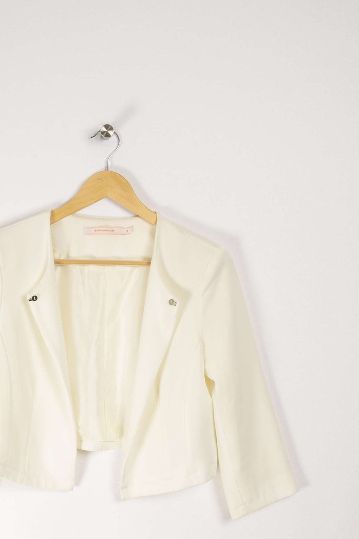 White bolero jacket - 36