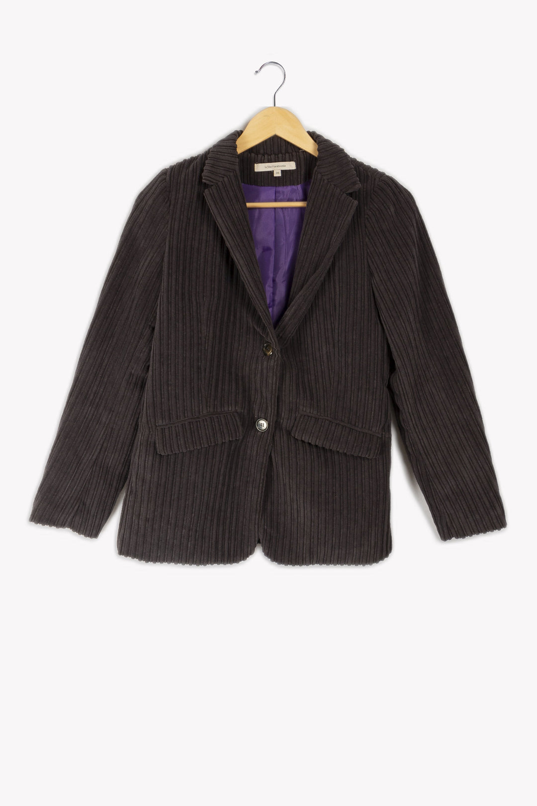 Dark purple corduroy jacket - 36