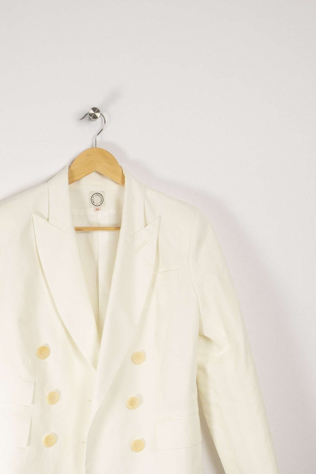 White blazer jacket - 38