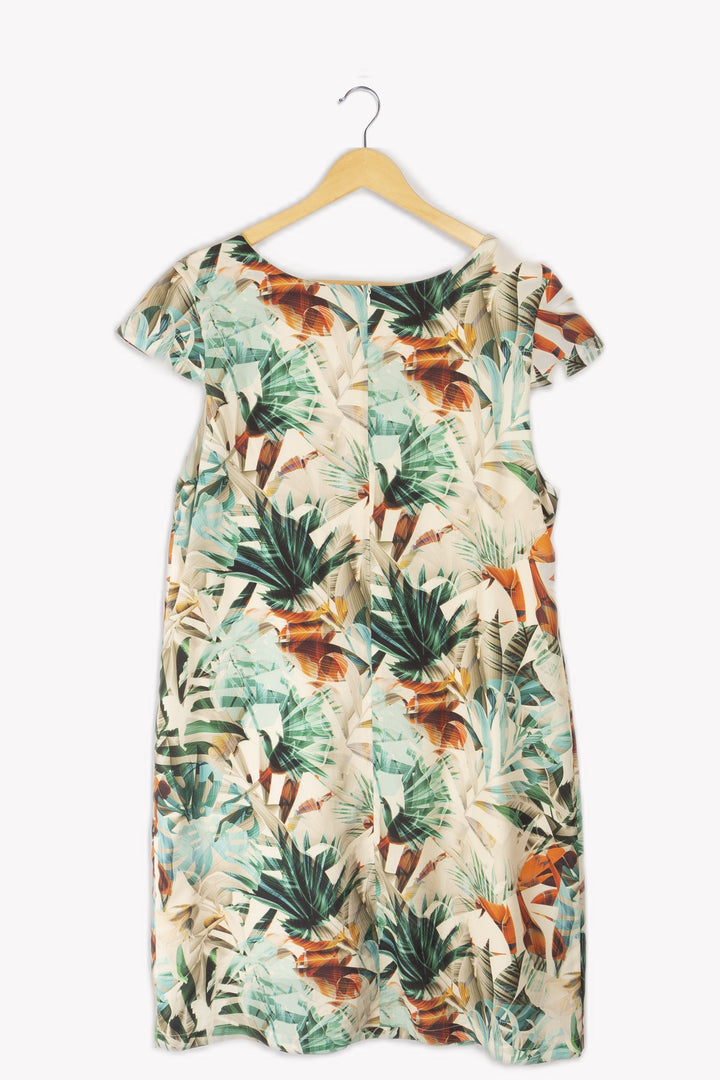 Floral dress with tropical patterns - 44