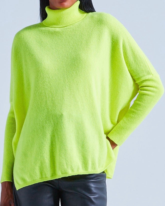 Poncho jaune fluo - S
