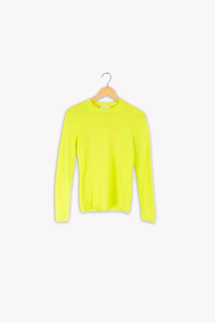 Neon yellow sweater - S