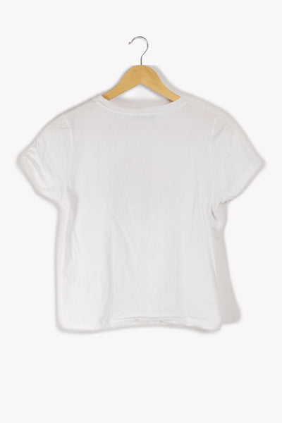 T-shirt blanc avec imprimé - M