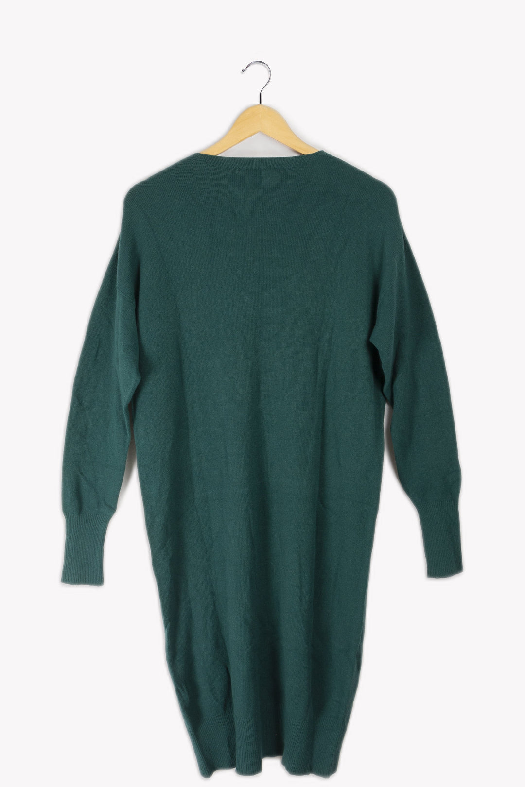 Green sweater dress - M