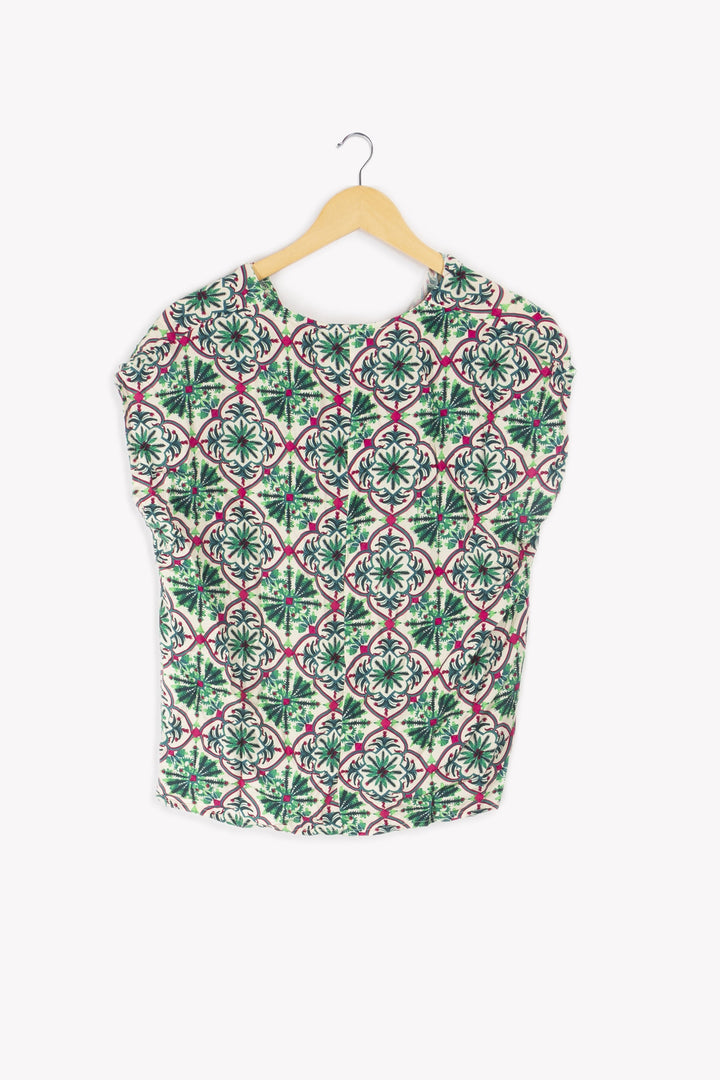 Patterned blouse - 42