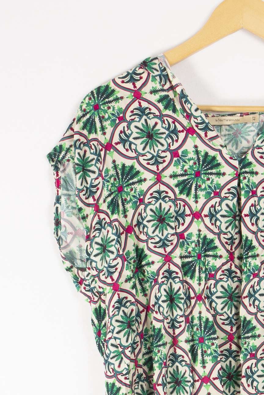 Patterned blouse - 42