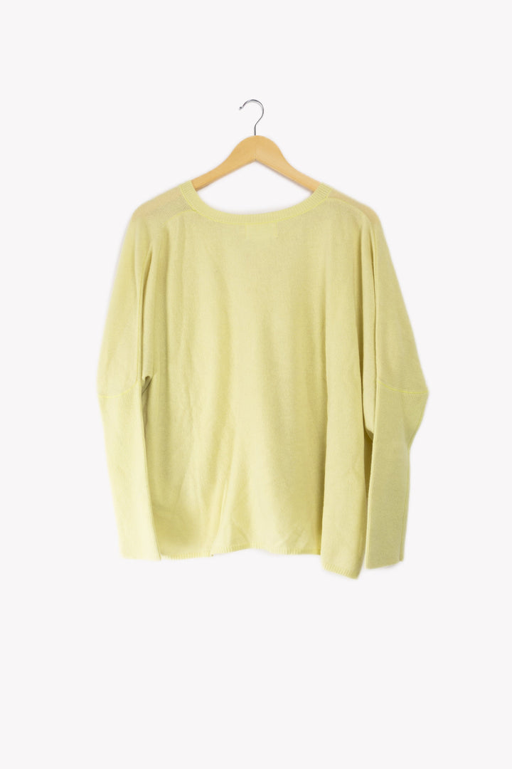Yellow Cashmere Sweater - 34