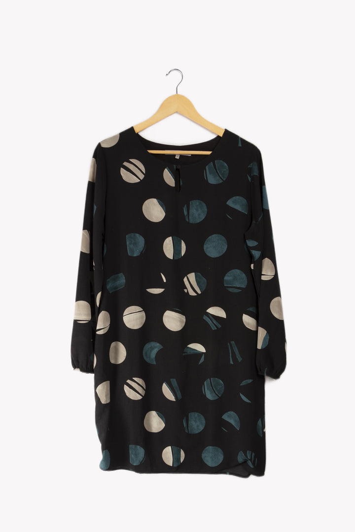 Big polka dot printed dress - L/40