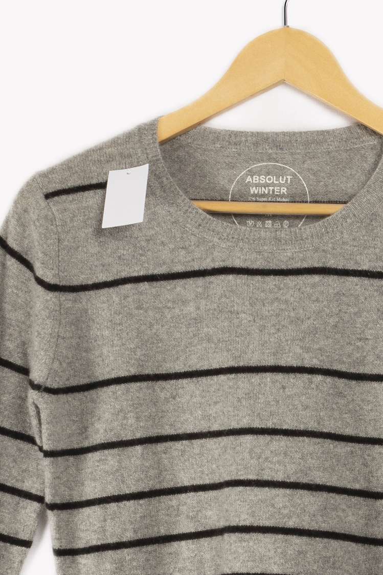 Gray Cashmere Sweater - 38