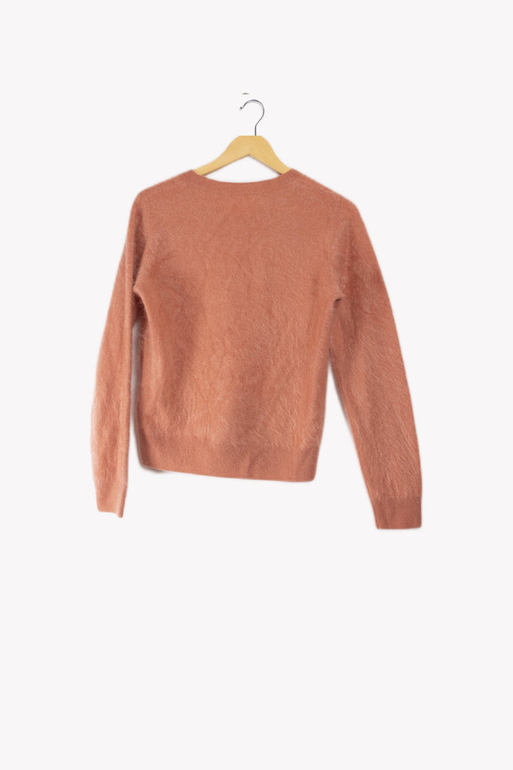 Rosa Kaschmirpullover - 36