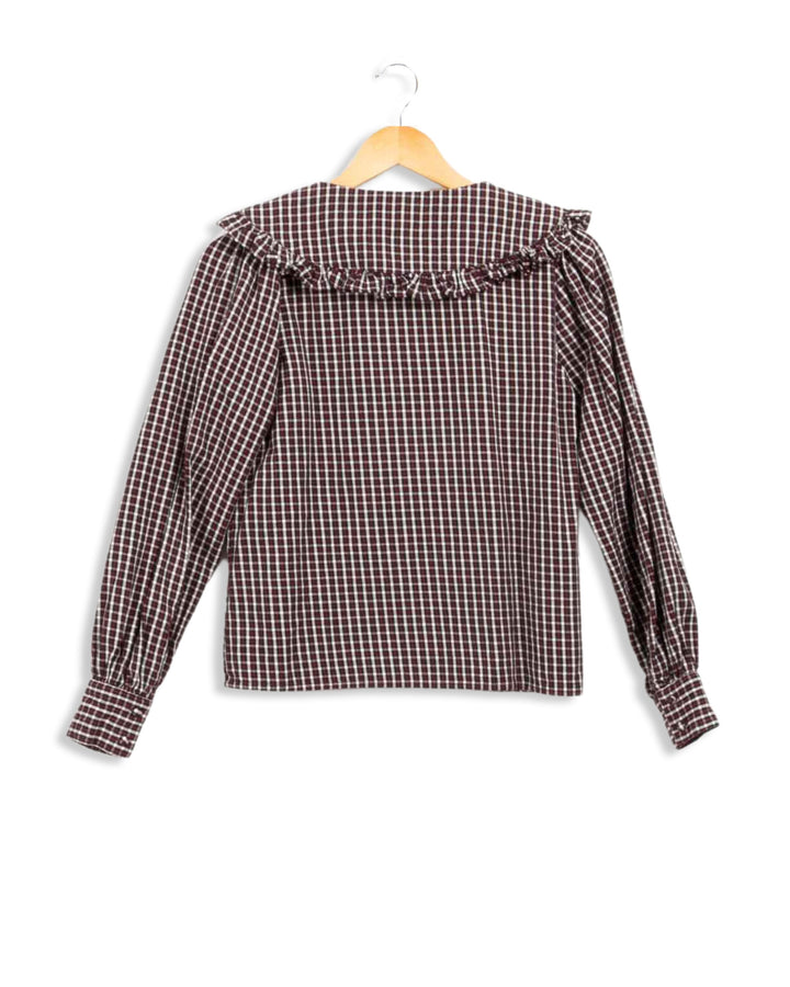 Petite Mendigote checked blouse - XS