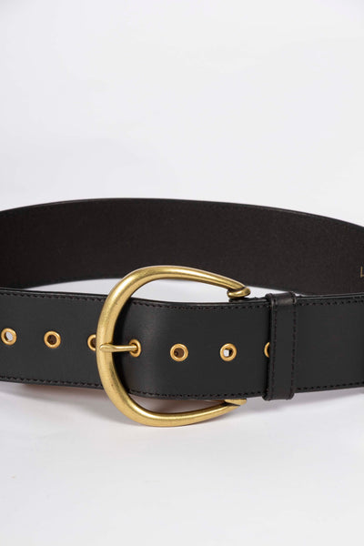 Ceinture en cuir de vachette - Petite Mendigote - T1