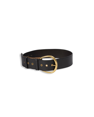 Ceinture en cuir de vachette - Petite Mendigote - T1